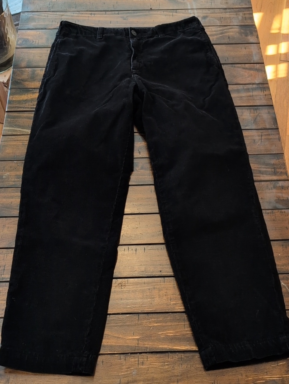Knickerbocker Corduroy Flat Front Tapered Pant 30x28.75